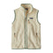 Women's Retro Pile Fleece Vest - Cream