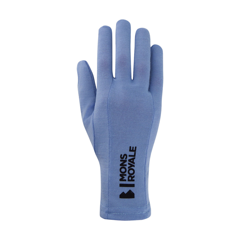 Women's Volta Merino Glove Liners – Blue