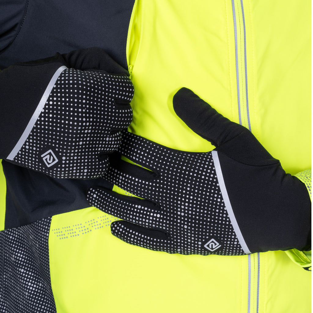 Unisex Reflect Gloves - Black