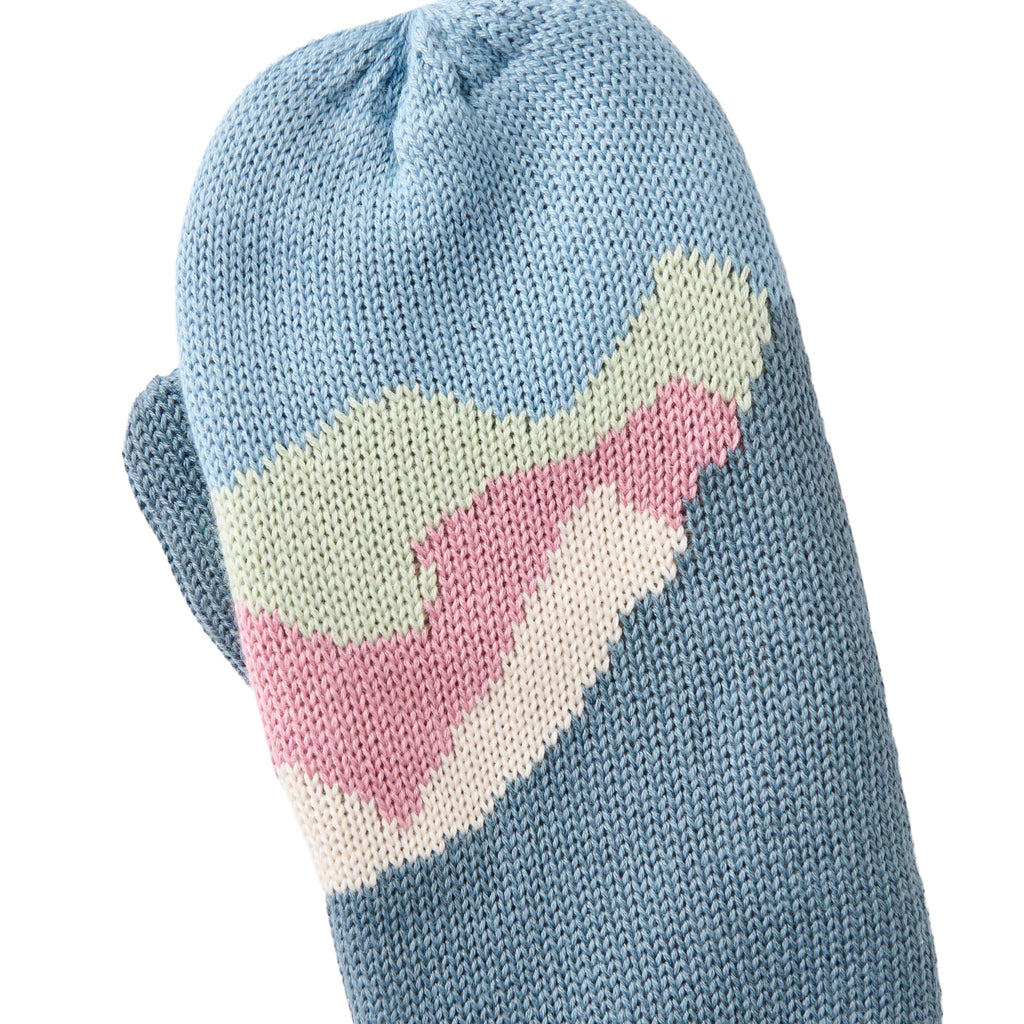 Women's Scenic Fleece Lined Mittens - Blue