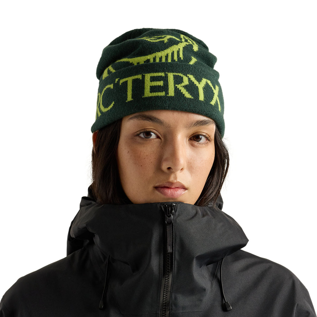 Unisex Bird Word Toque - Dark Jade / Mantis
