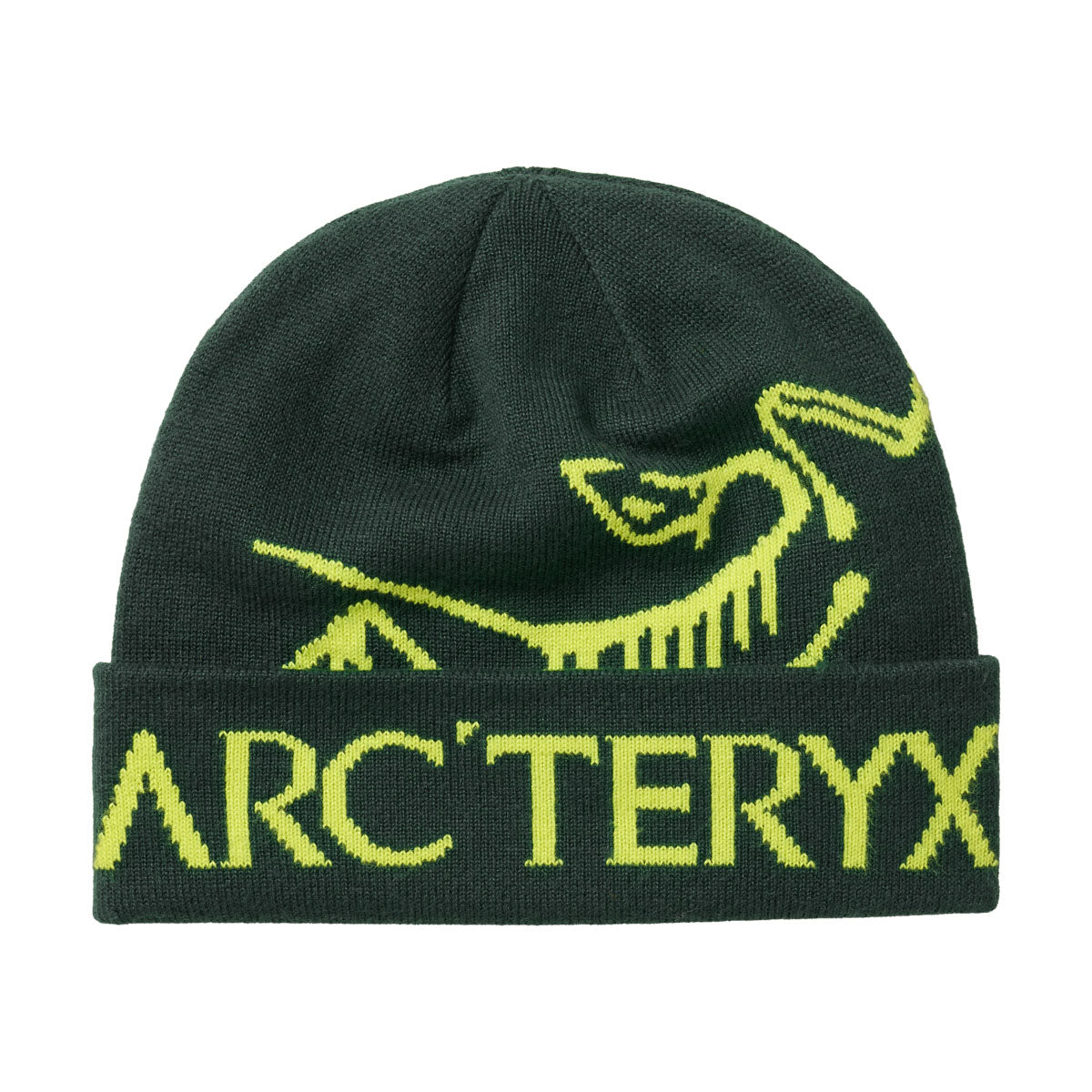 Unisex Bird Word Toque - Dark Jade / Mantis