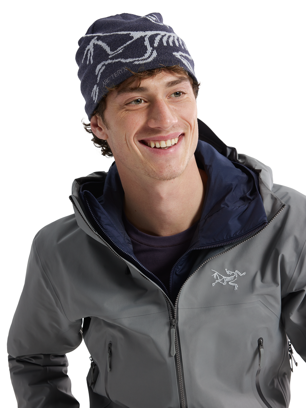 Unisex Bird Head Toque - Black Sapphire / Alpine