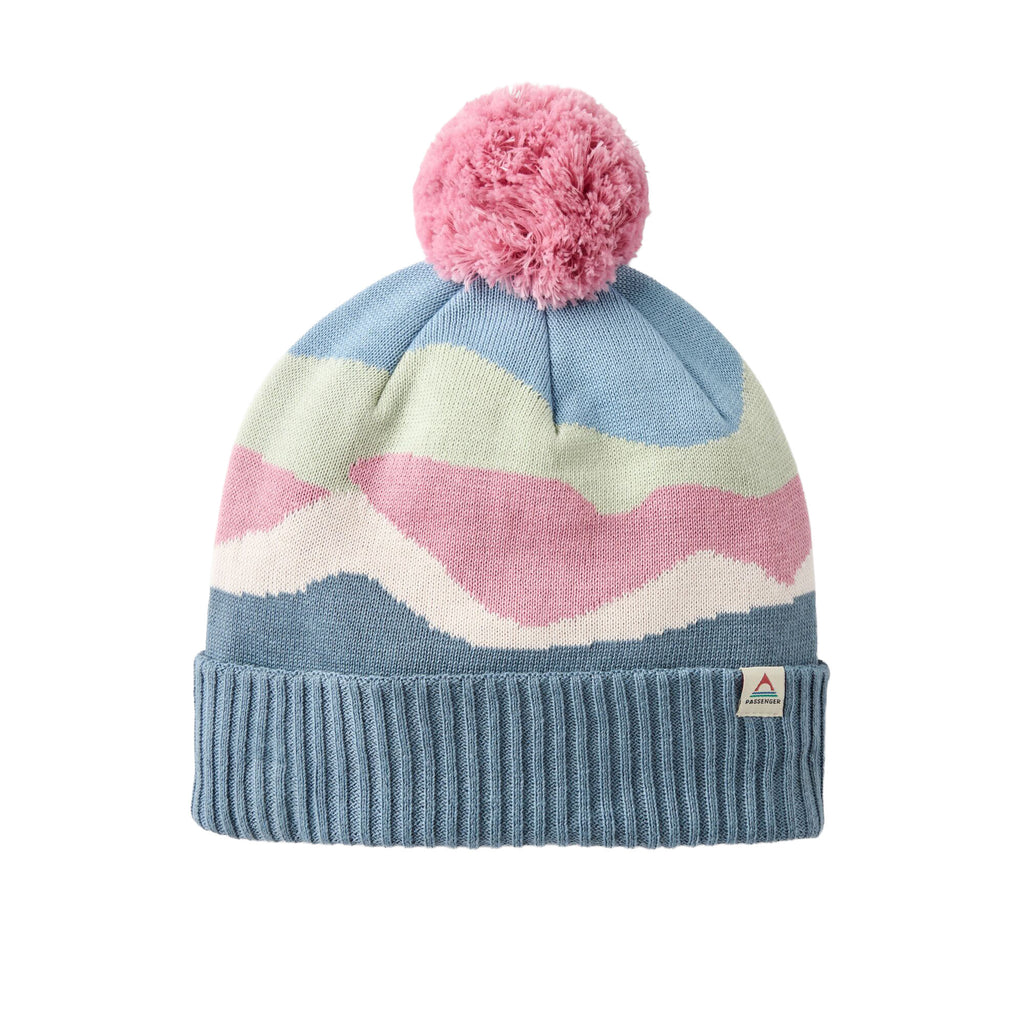 Women's Scenic Bobble Beanie - Blue