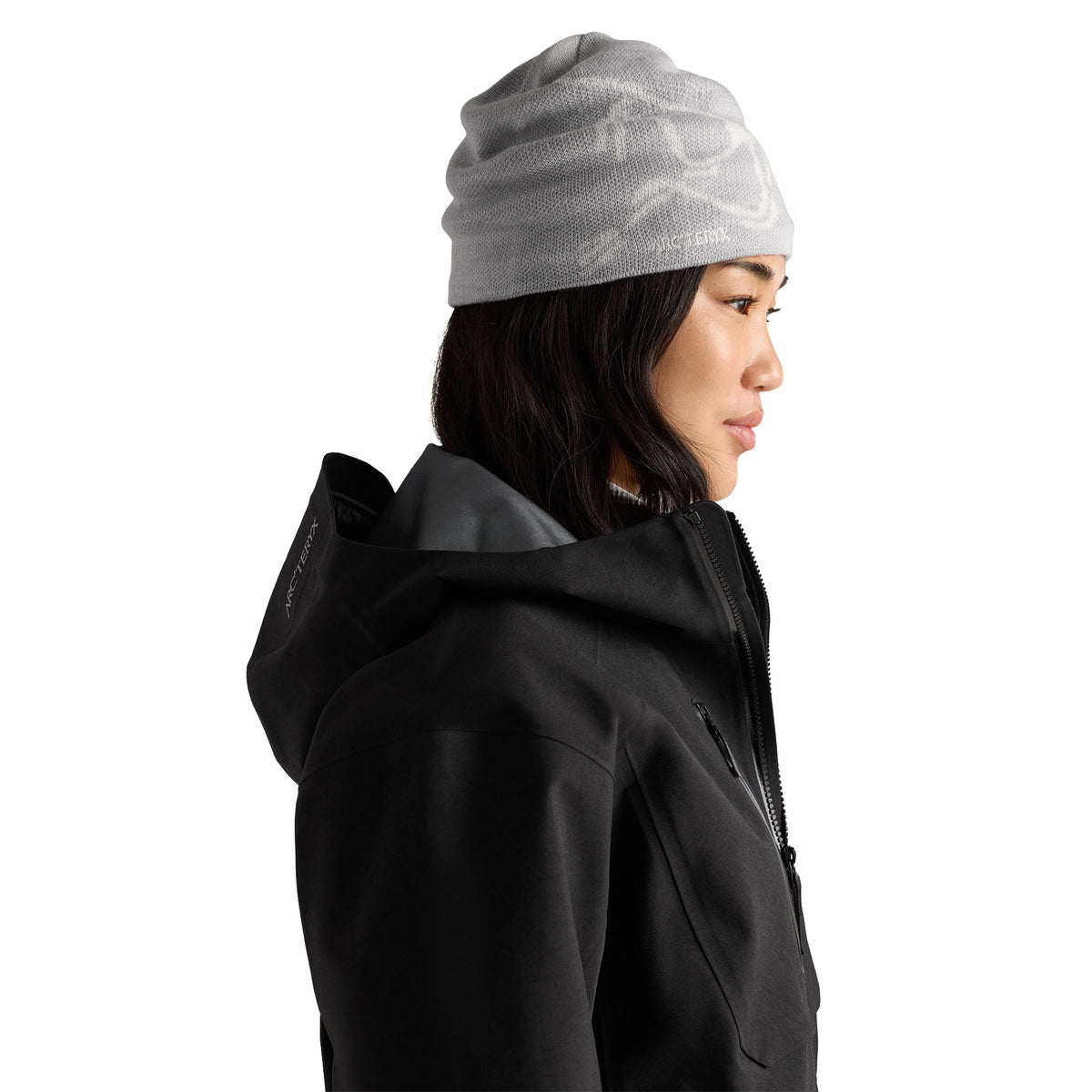 Unisex Bird Head Toque - Solitude / Arctic Silk