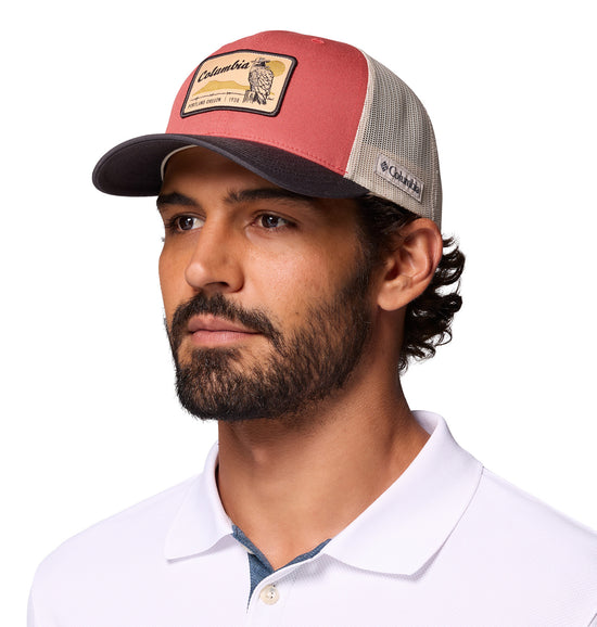 Unisex Columbia Mesh™ Snap Back Hat - Red