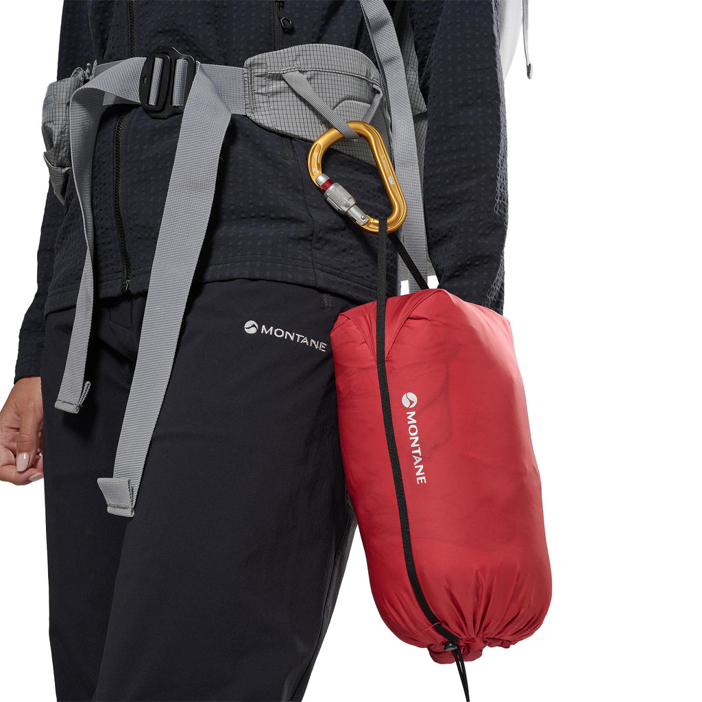 Women's Glacium Hooded Down Jacket - Red