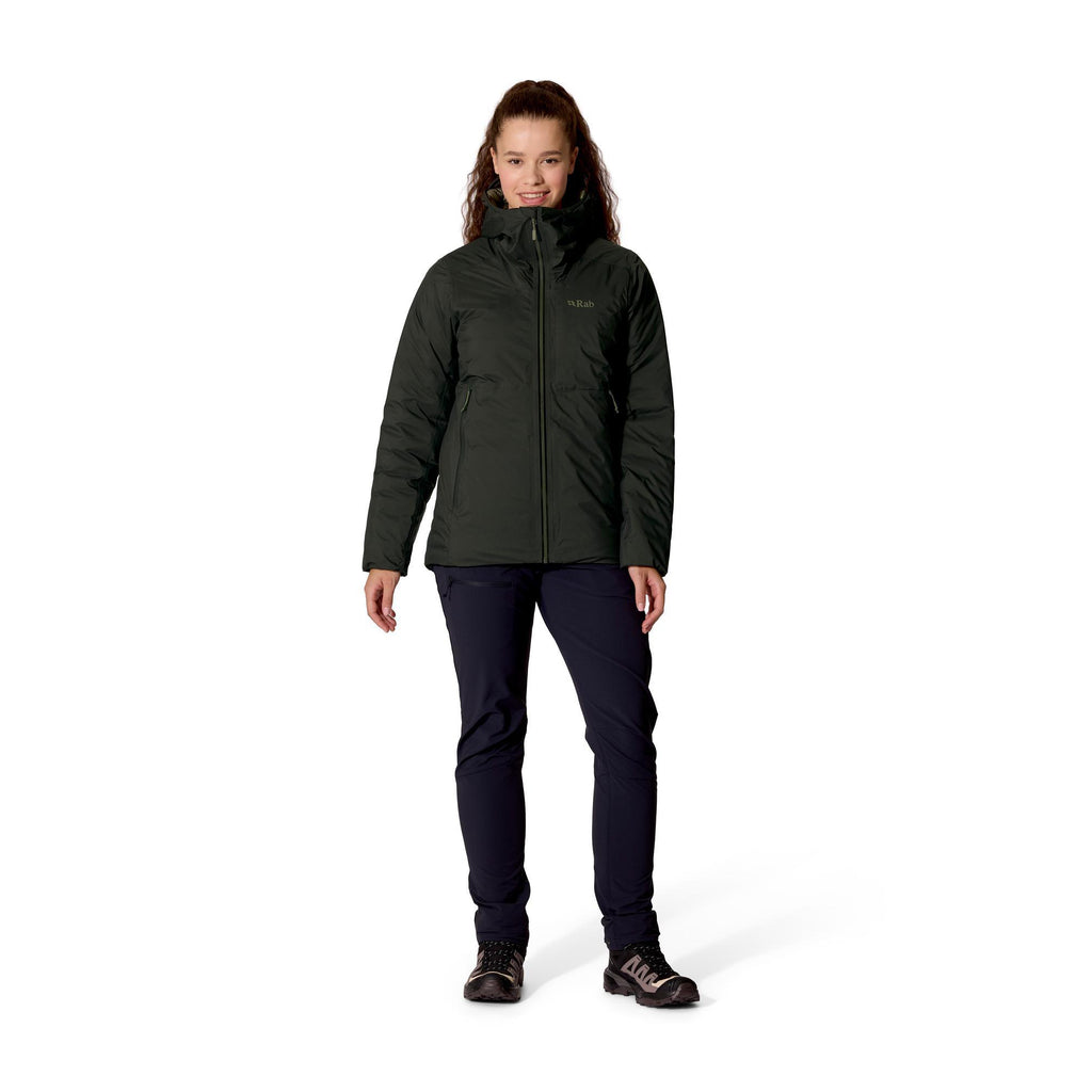 Women's Microlight Shield Waterproof Down Jacket - Dark Green