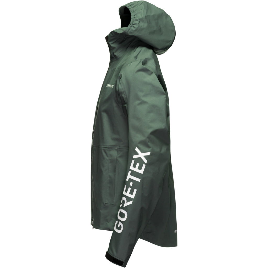 Men's Lupra 2.0 GORE-TEX Hooded Logo Jacket - Green