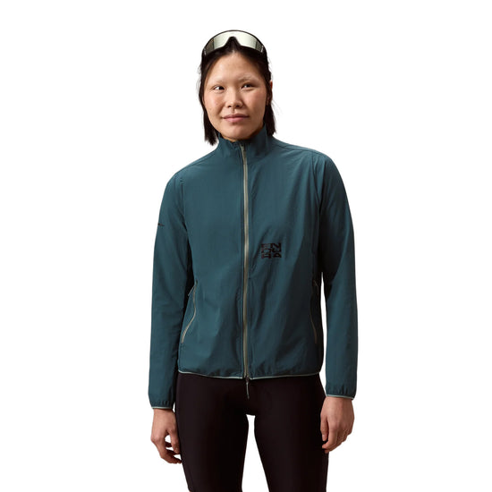 Women's AllTrack Ride Packable Jacket - Teal