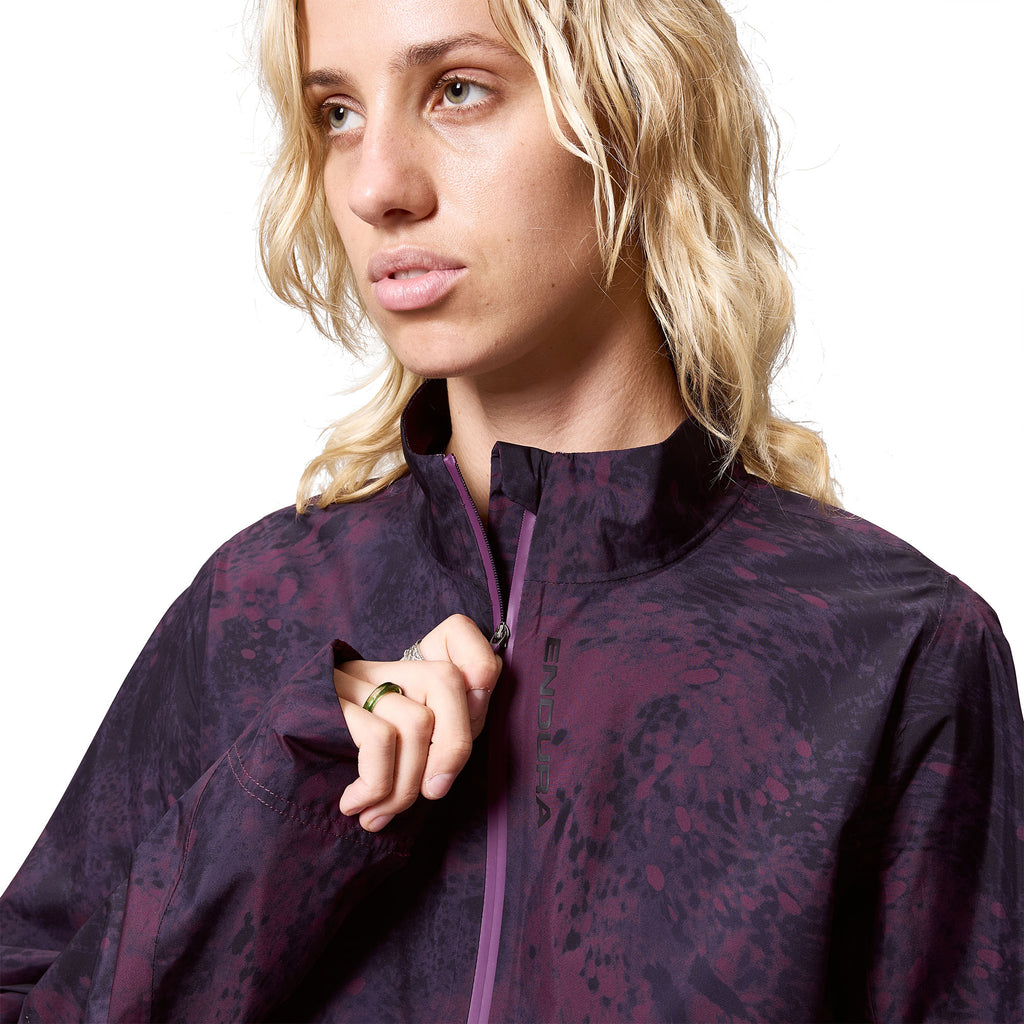 Women's Loop Rout Waterproof Jacket - Purple