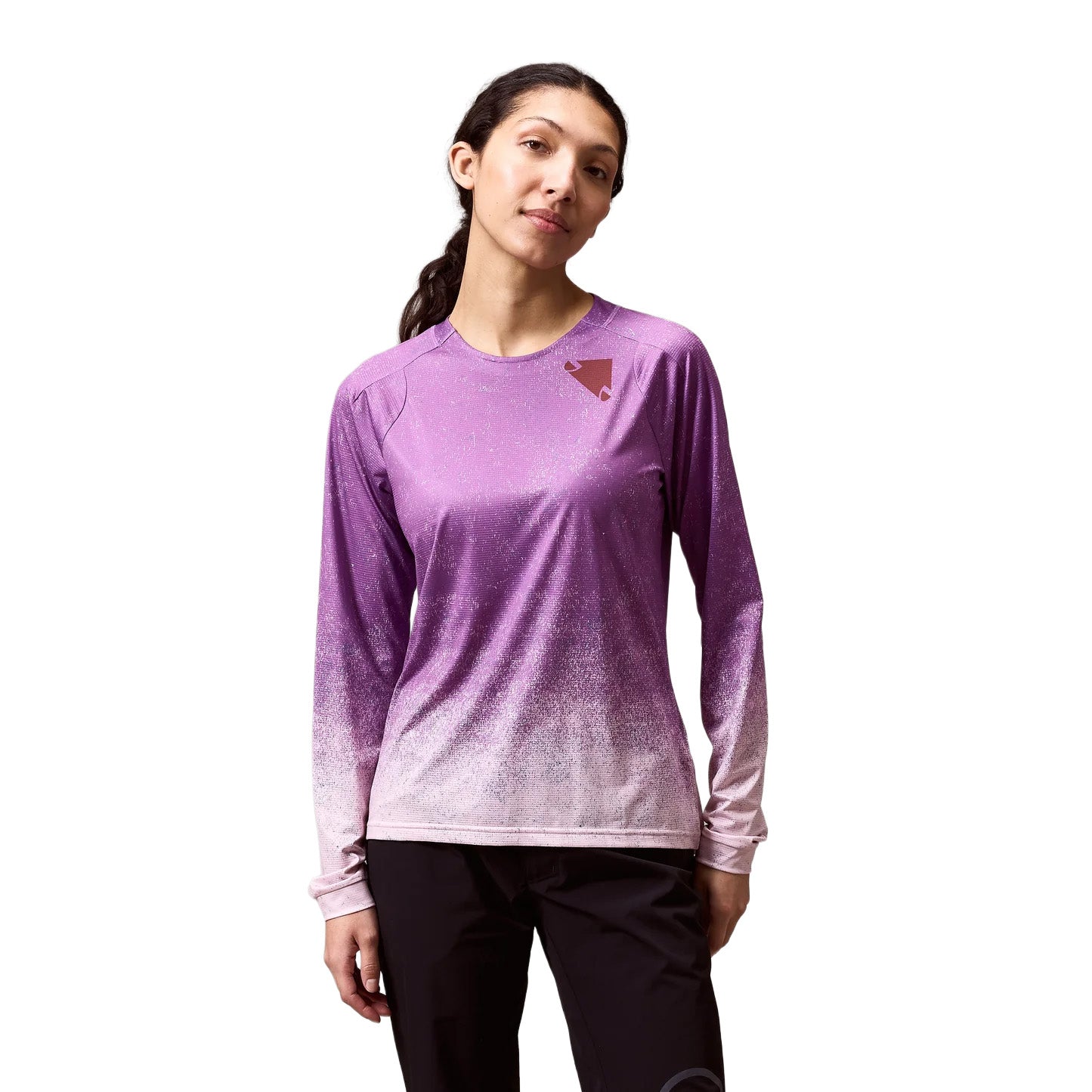 Women's SingleTrack Long-Sleeve Print T-Shirt - Purple