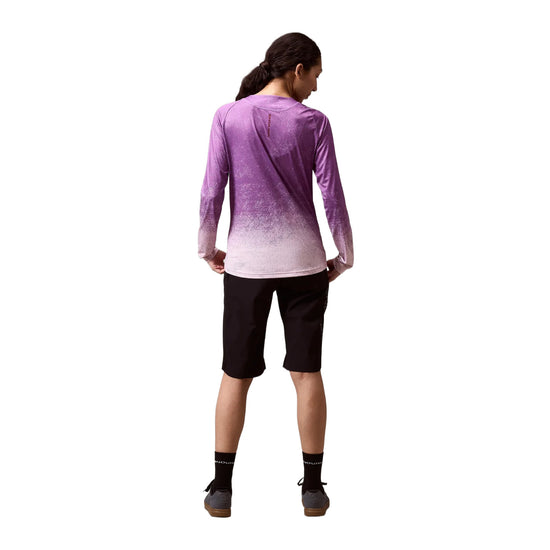 Women's SingleTrack Long-Sleeve Print T-Shirt - Purple