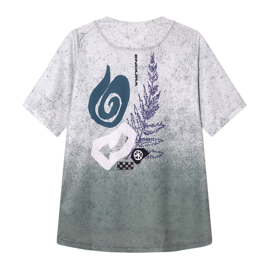 Women's SingleTrack Short-Sleeve Print T-Shirt - Blue