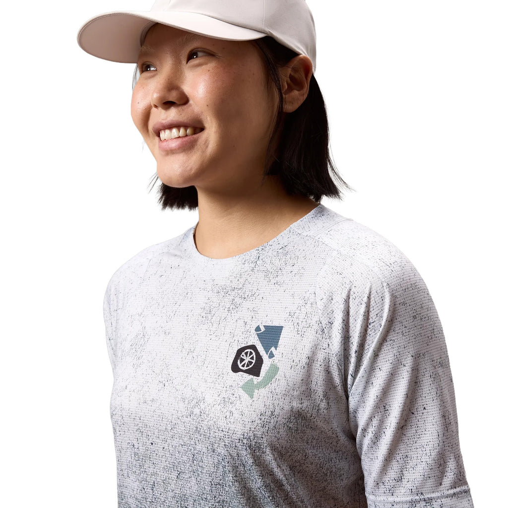 Women's SingleTrack Short-Sleeve Print T-Shirt - Blue