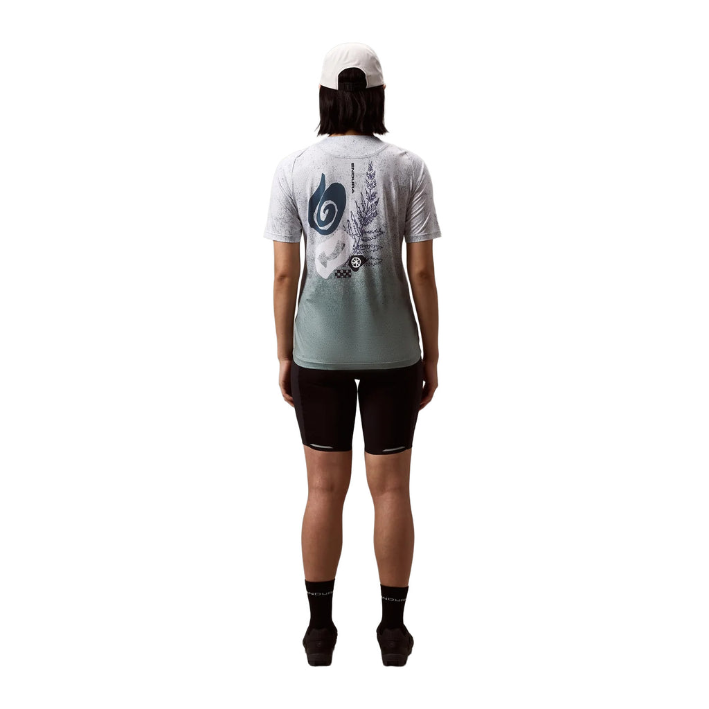 Women's SingleTrack Short-Sleeve Print T-Shirt - Blue