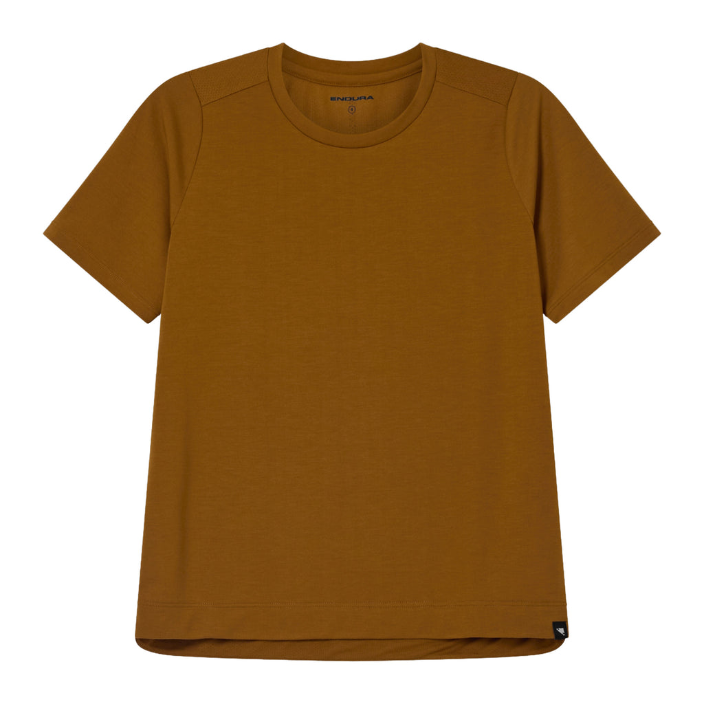 Women's Loop Short Sleeve Tech T-Shirt - Brown