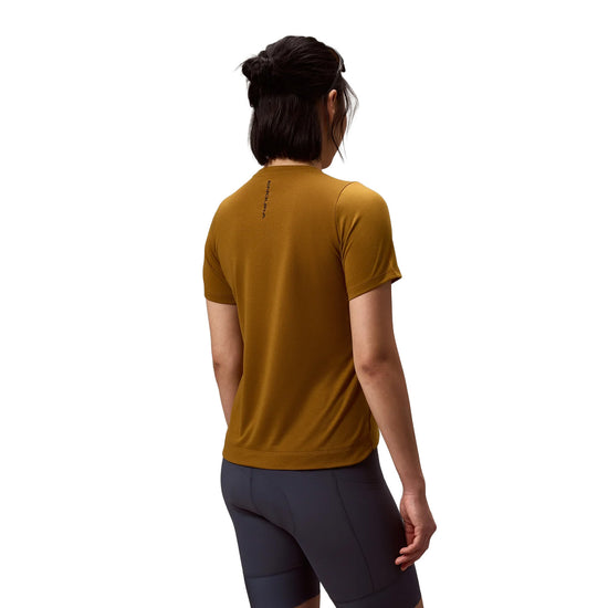 Women's Loop Short Sleeve Tech T-Shirt - Brown