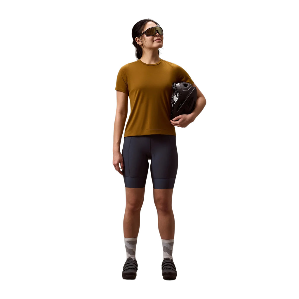 Women's Loop Short Sleeve Tech T-Shirt - Brown