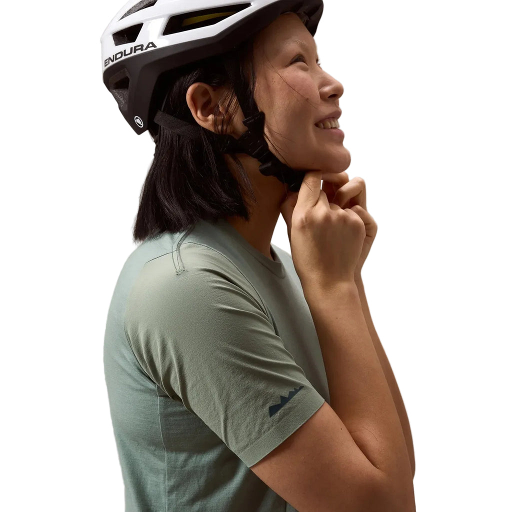 Women's AllTrack Ride Short-Sleeve Tech T-Shirt - Green