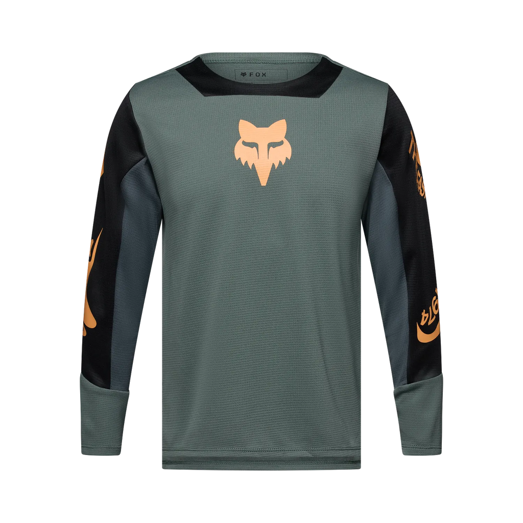 Kids' Defend Creation Long-Sleeve Jersey - Green