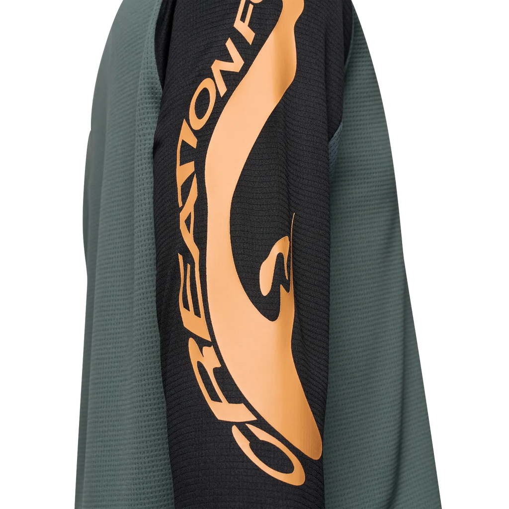 Kids' Defend Creation Long-Sleeve Jersey - Green