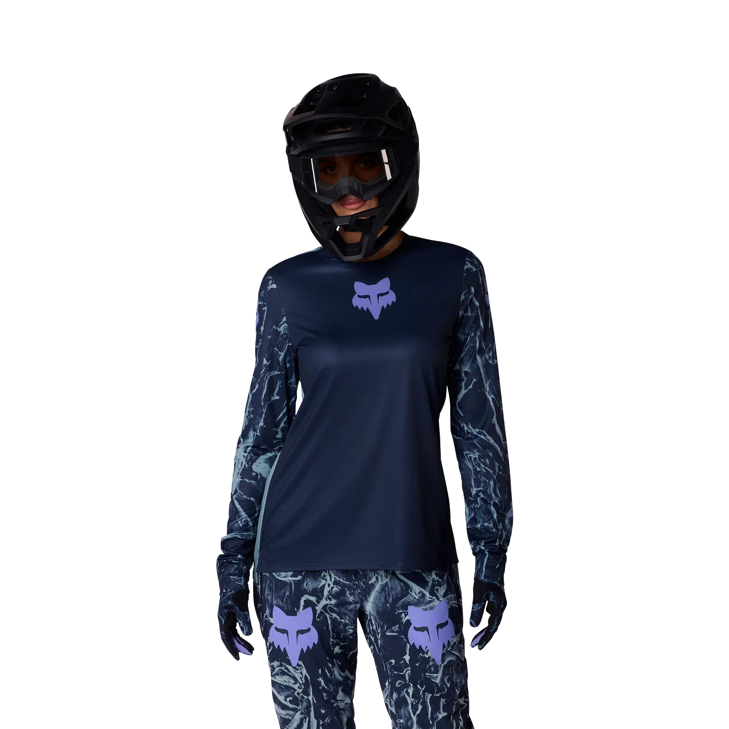 Women's Ranger Long-Sleeve Print Jersey - Blue