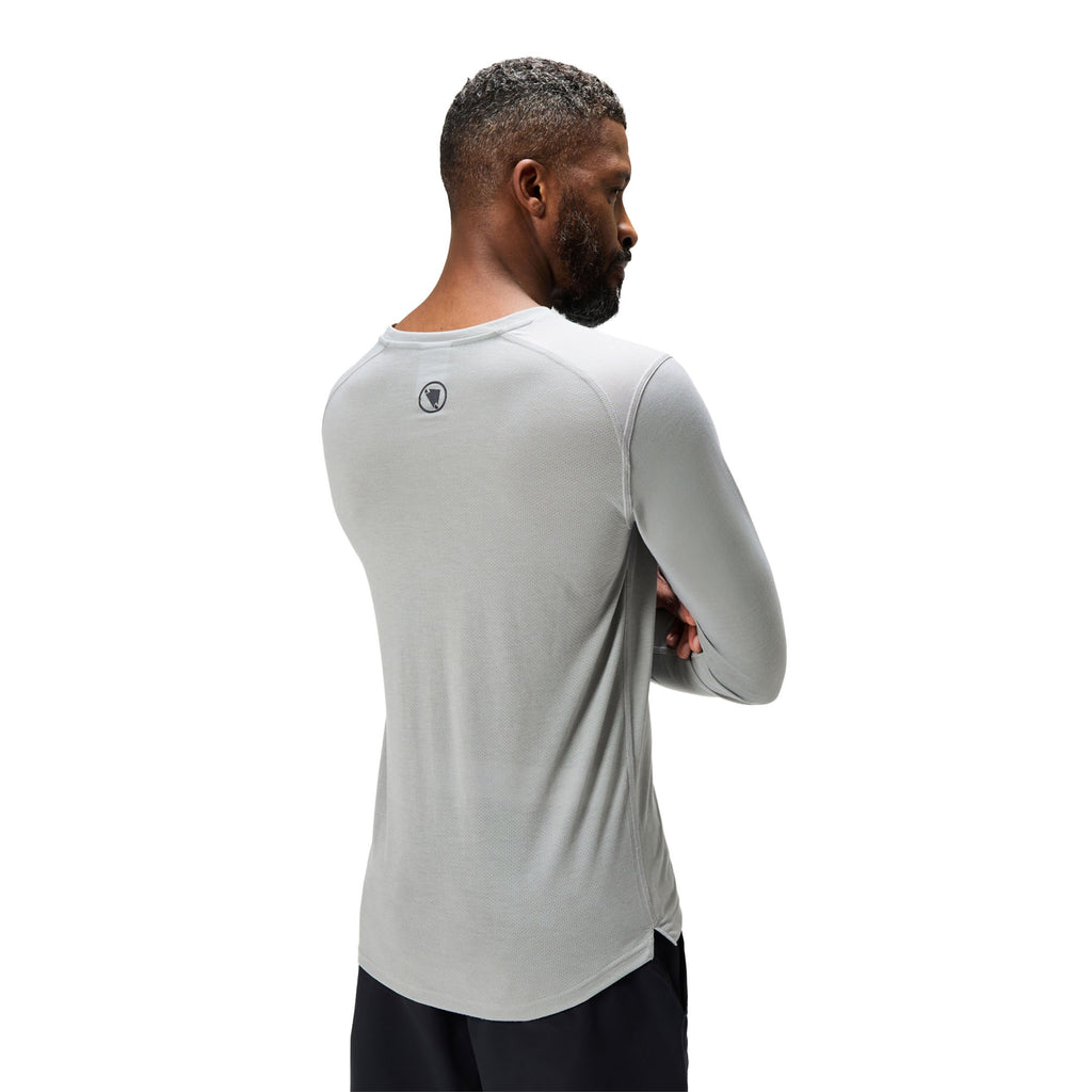 Men's Loop Long-Sleeve Tech T-Shirt - Grey