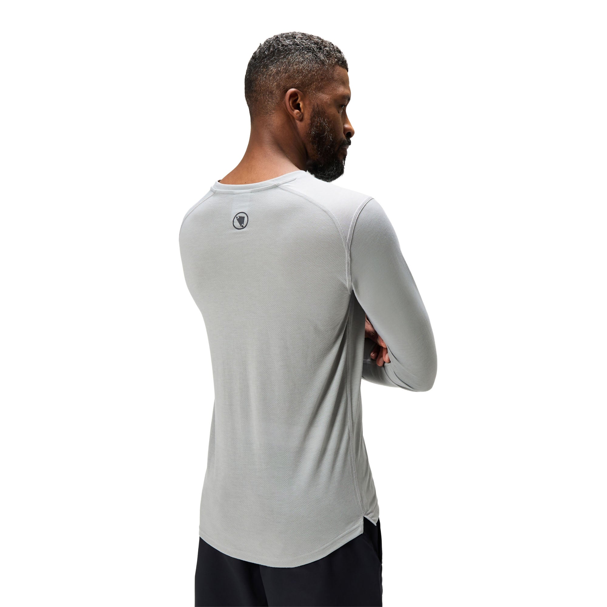Men's Loop Long-Sleeve Tech T-Shirt - Grey