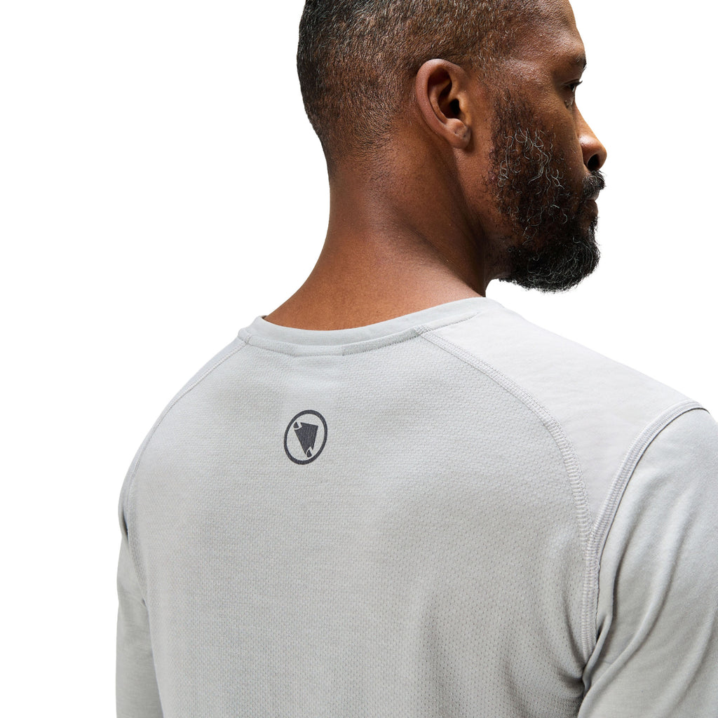 Men's Loop Long-Sleeve Tech T-Shirt - Grey