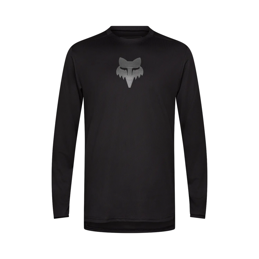 Men's Ranger Fox Head Long-Sleeve Jersey - Black