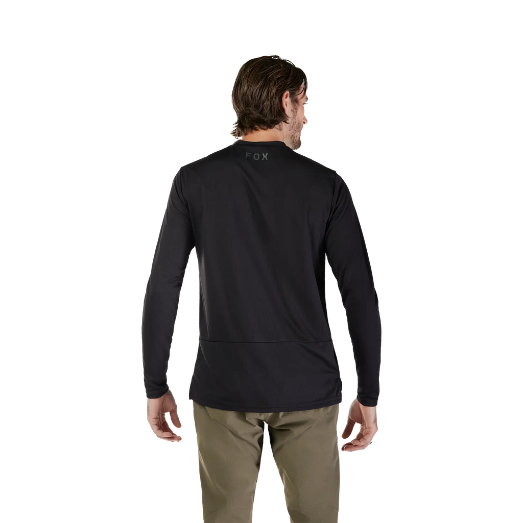 Men's Ranger Fox Head Long-Sleeve Jersey - Black