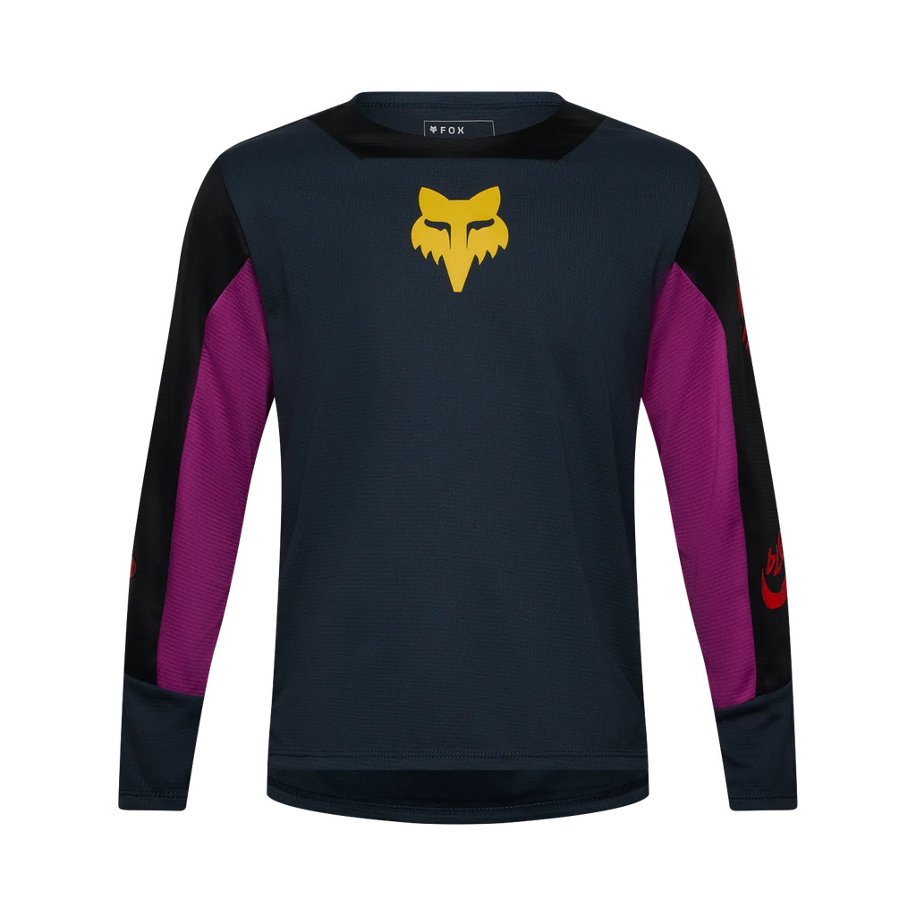 Kids' Defend Creation Long-Sleeve Jersey - Navy