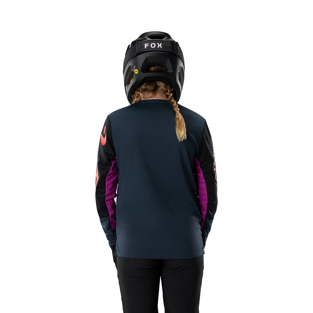 Kids' Defend Creation Long-Sleeve Jersey - Navy