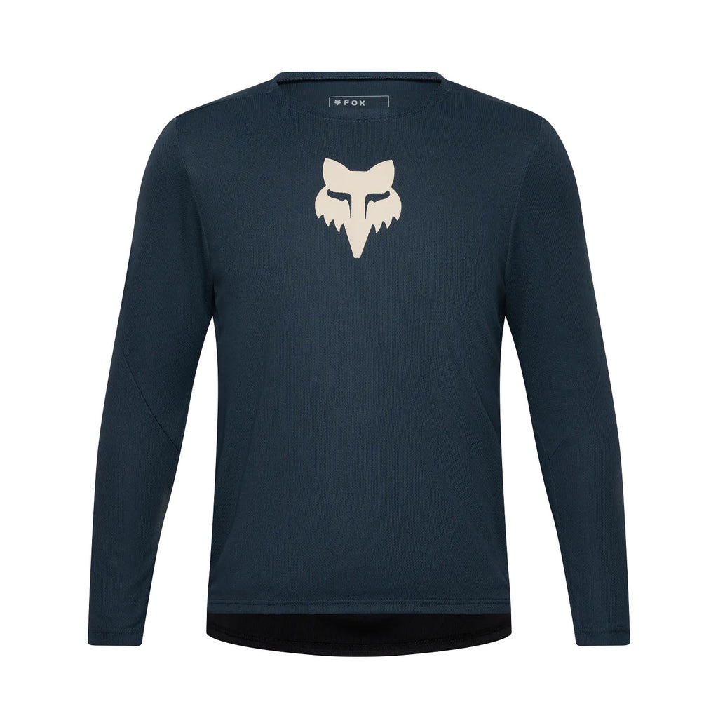Kids' Ranger Fox Head Long-Sleeve Jersey - Navy