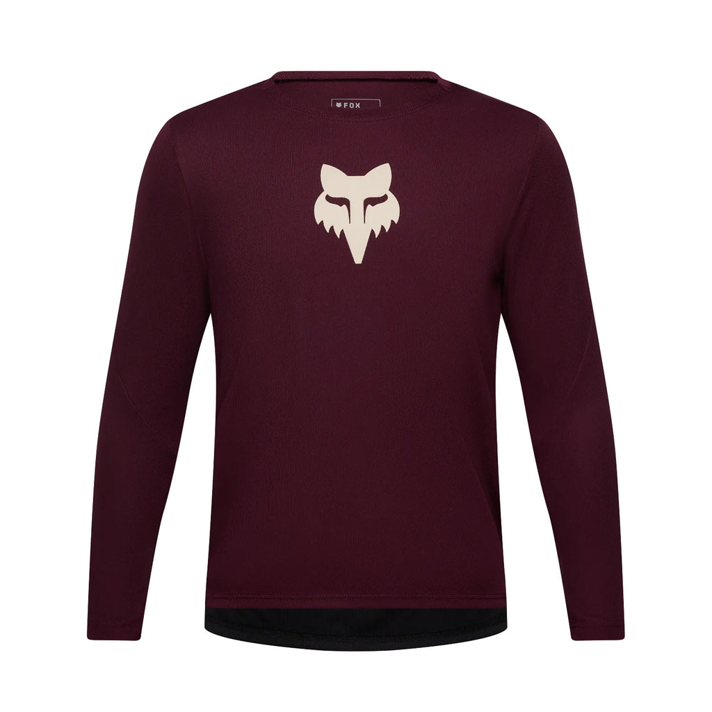 Kids' Ranger Fox Head Long-Sleeve Jersey - Red