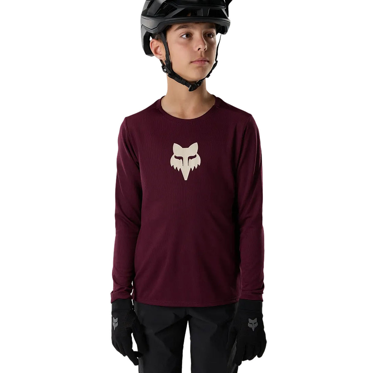 Kids' Ranger Fox Head Long-Sleeve Jersey - Red