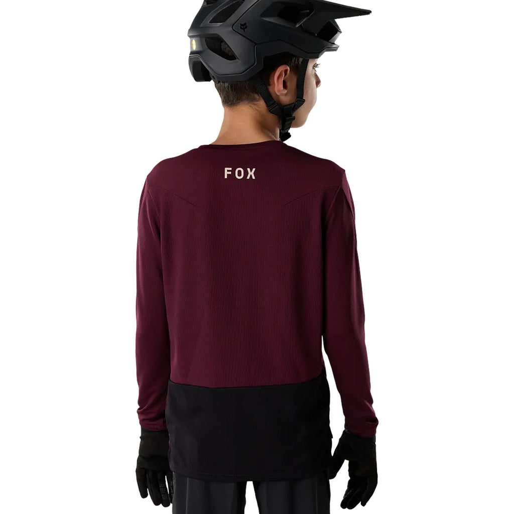 Kids' Ranger Fox Head Long-Sleeve Jersey - Red