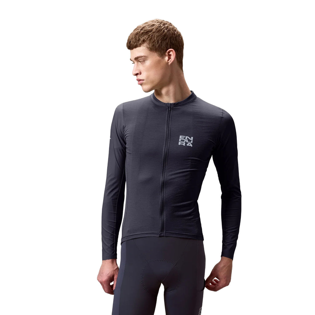 Men's AllTrack Ride Long-Sleeve Jersey - Grey