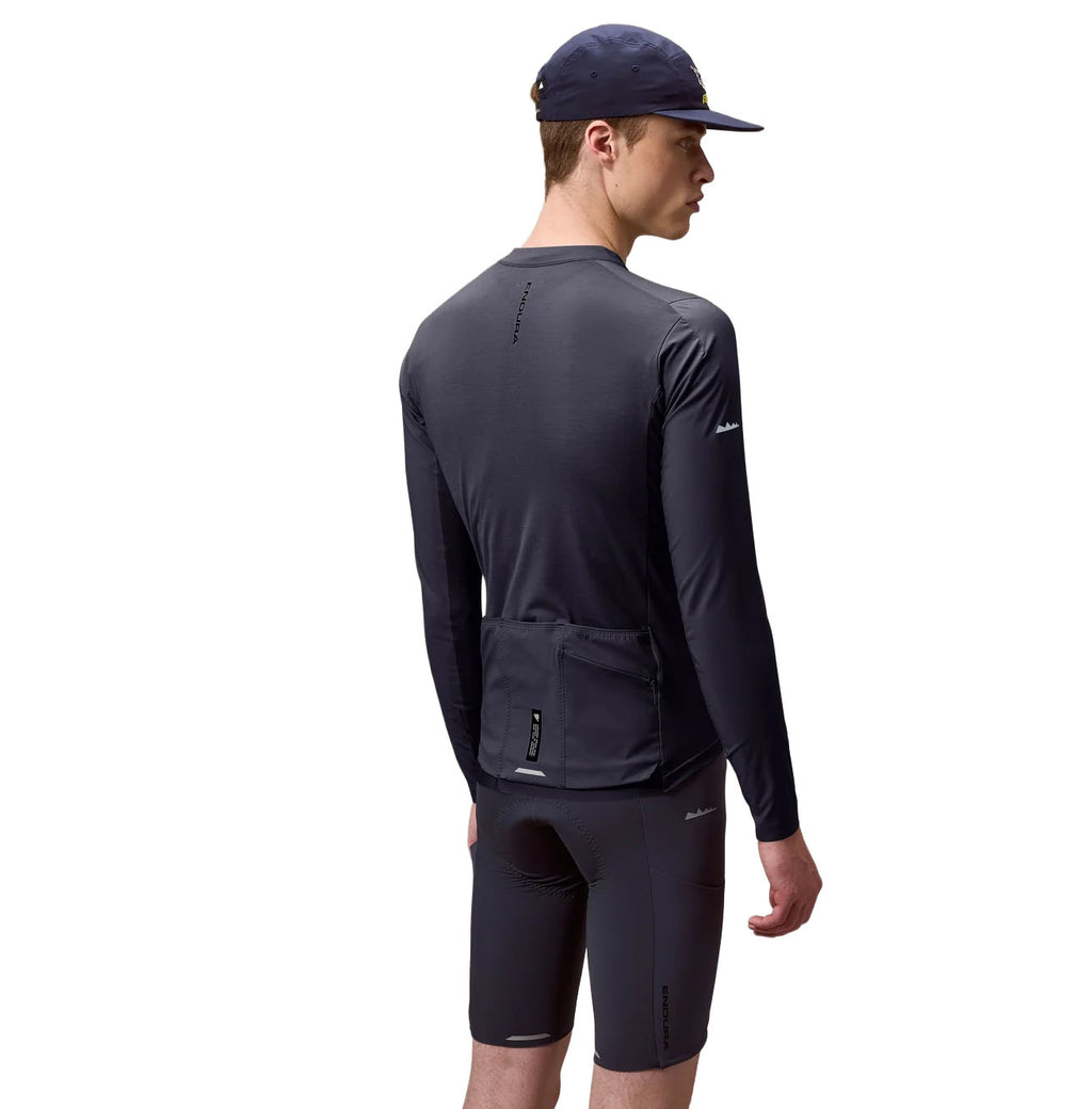 Men's AllTrack Ride Long-Sleeve Jersey - Grey