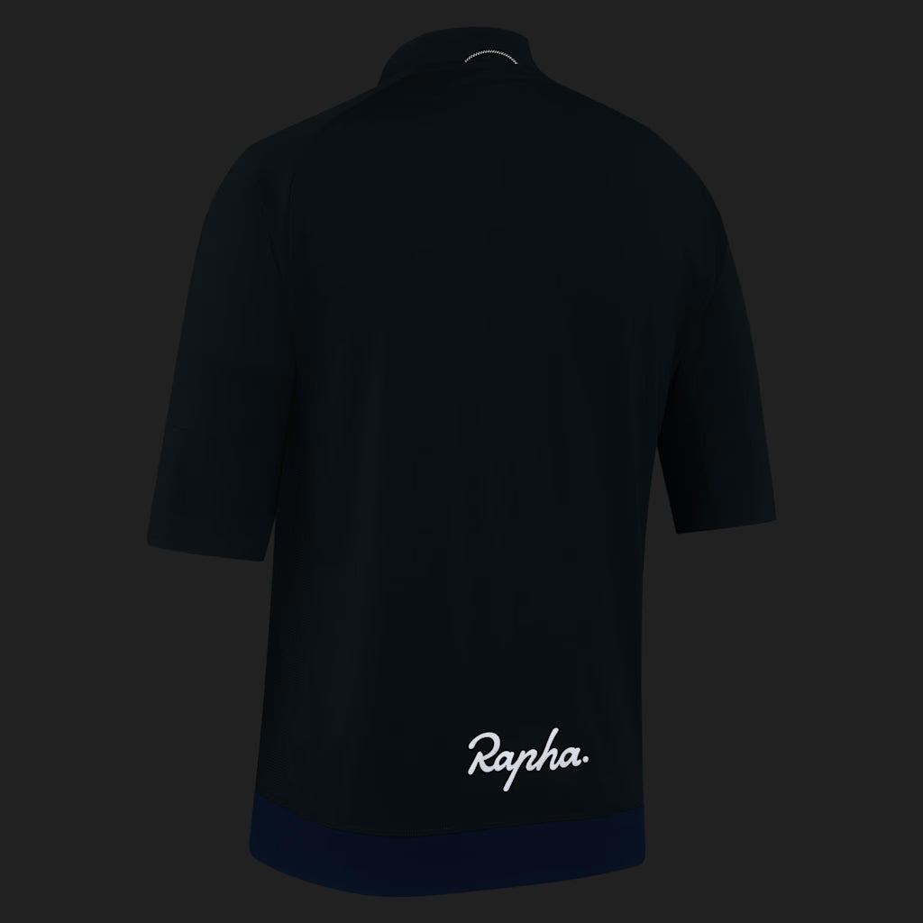 Men's Explore Zip Neck Technical T-Shirt - Navy