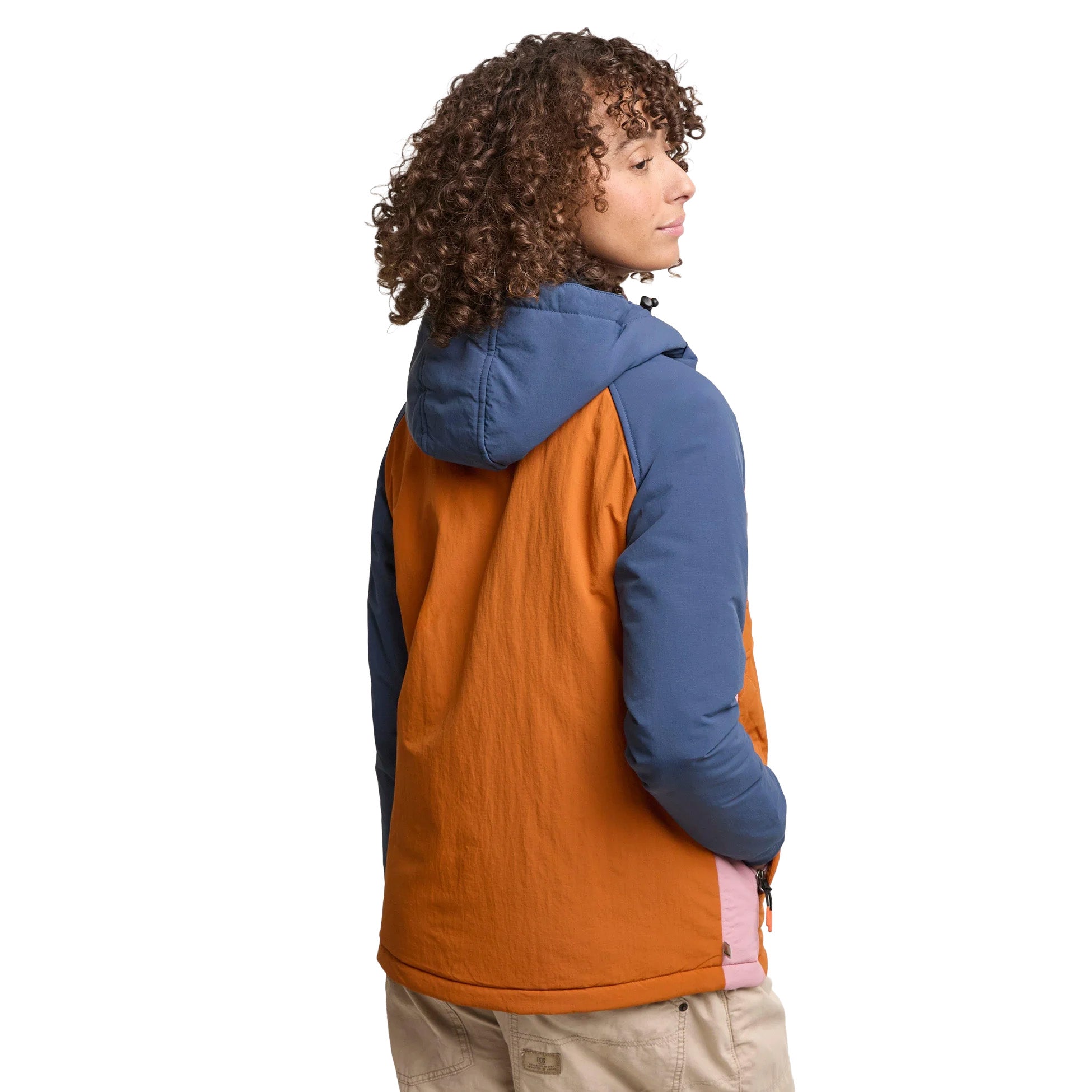 Women's Ocean Insulated 1/2 Zip Jacket - Navy / Orange