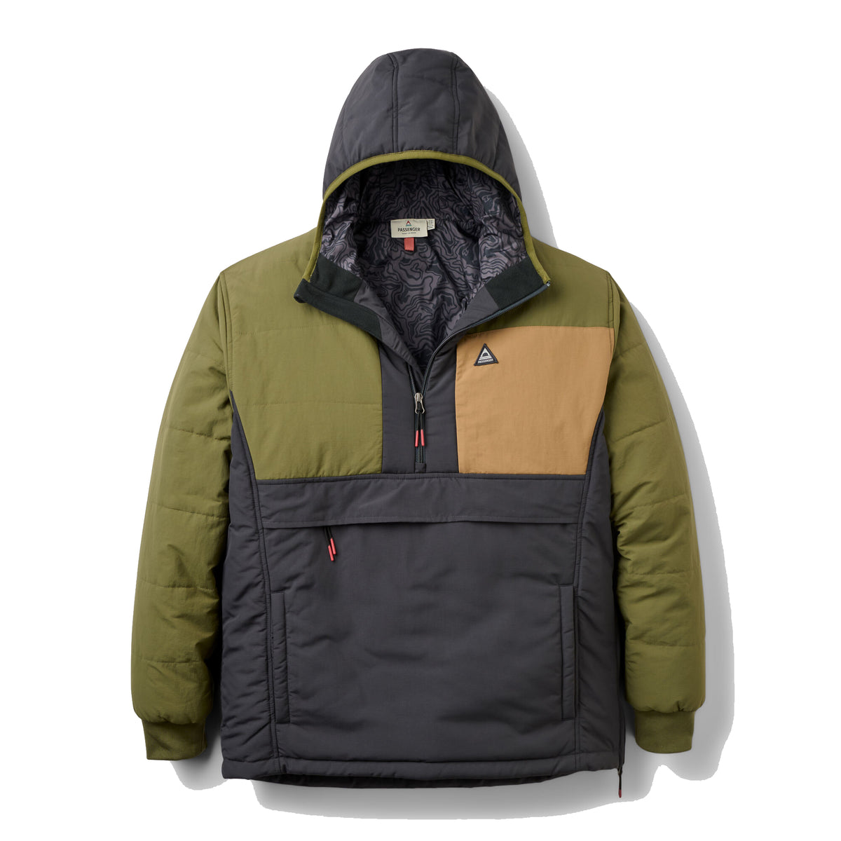 Men's Oceanic Insulated 1/2 Zip Jacket - Green / Black