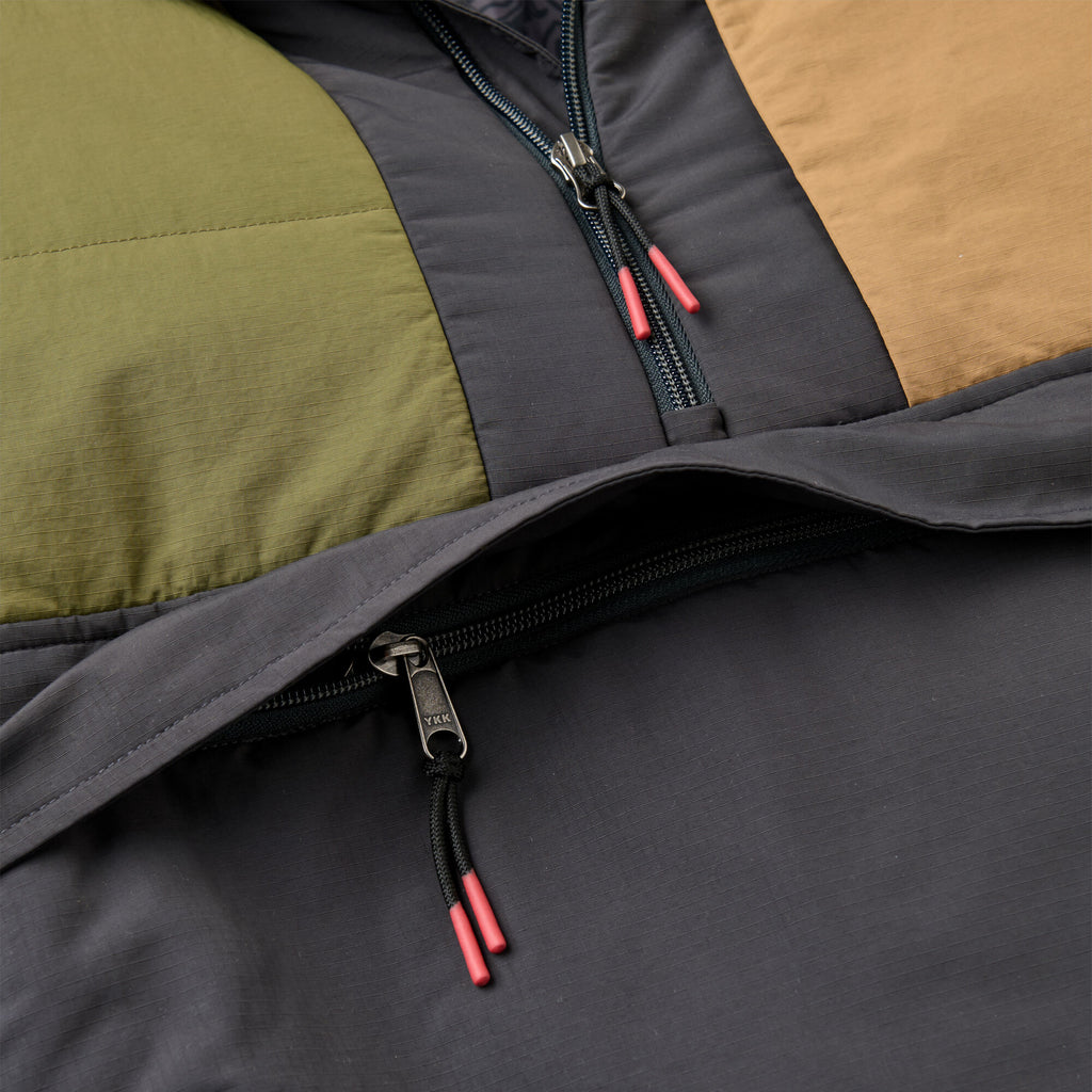 Men's Oceanic Insulated 1/2 Zip Jacket - Green / Black