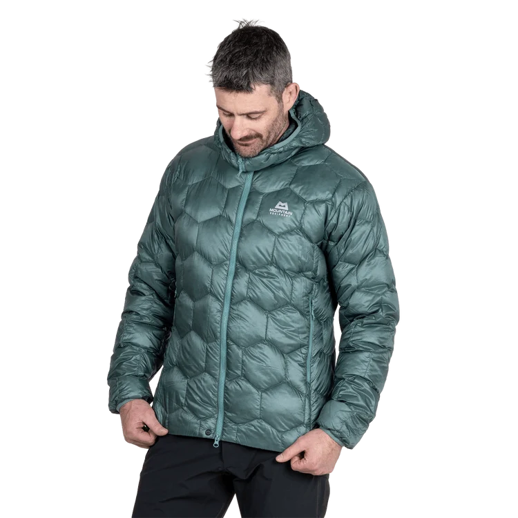 Men's Xenith Hooded Down Jacket - Blue