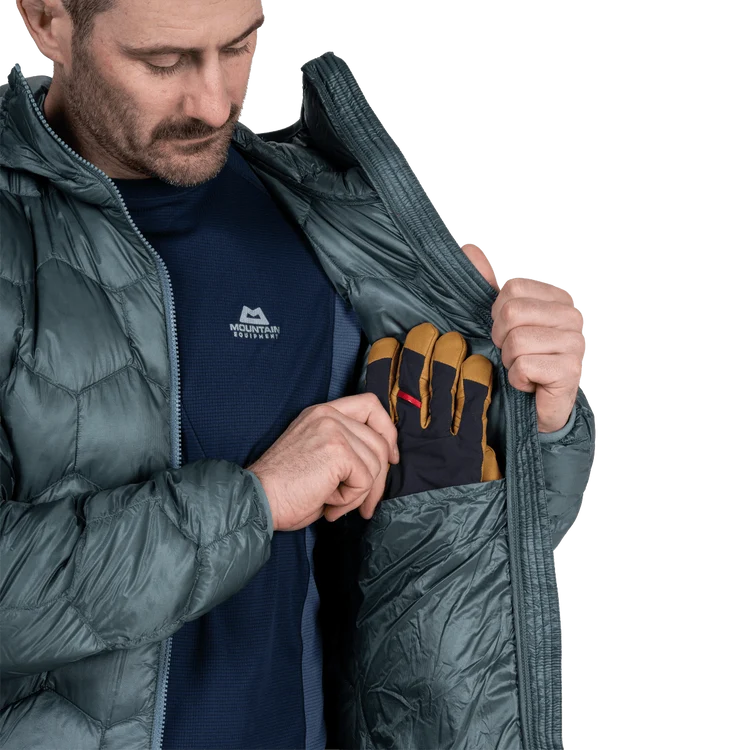 Men's Xenith Hooded Down Jacket - Blue