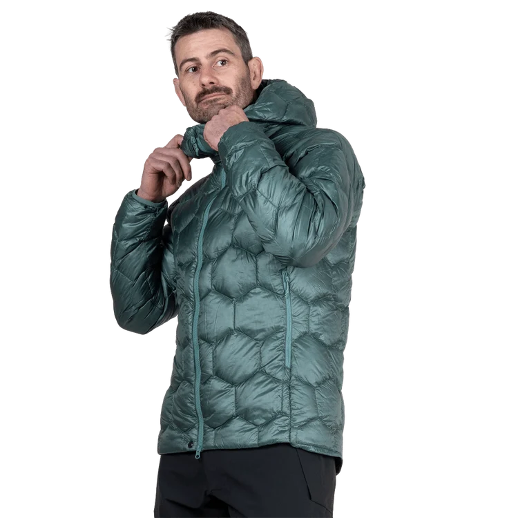 Men's Xenith Hooded Down Jacket - Blue