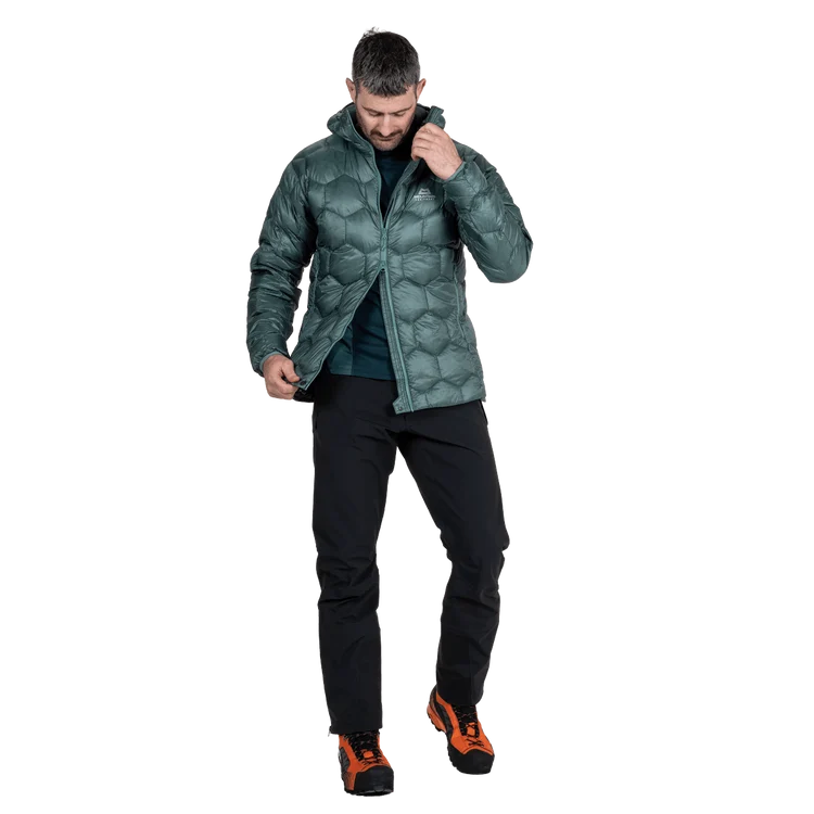Men's Xenith Hooded Down Jacket - Blue