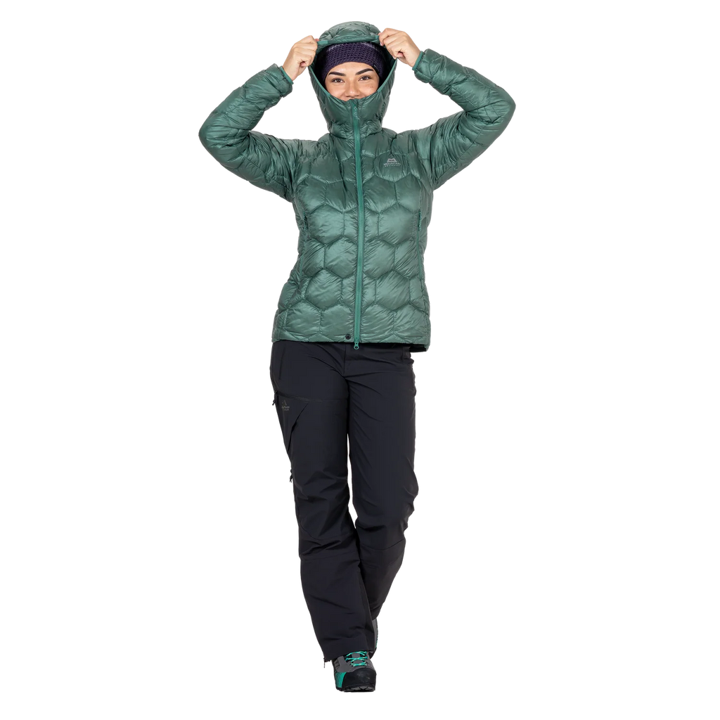 Women's Xenith Hooded Down Jacket - Green
