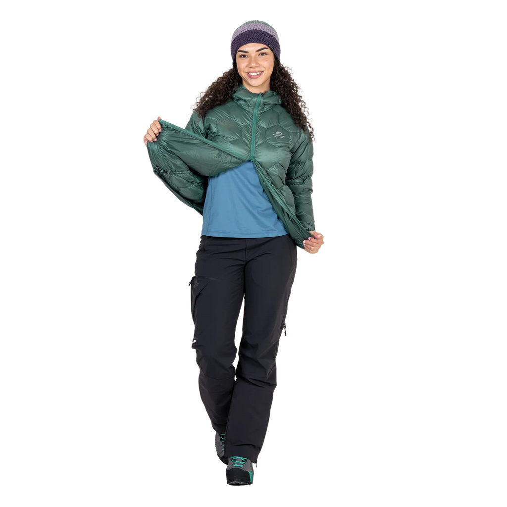 Women's Xenith Hooded Down Jacket - Green